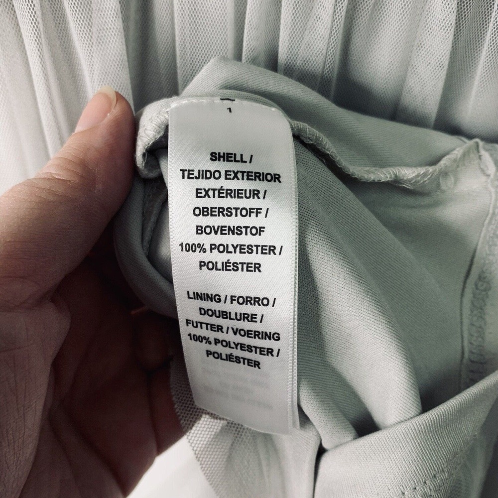 Anthropologie x BHLDN Vilette Dress Womens Size 4 Fog Gray $245 - Picture 12 of 16